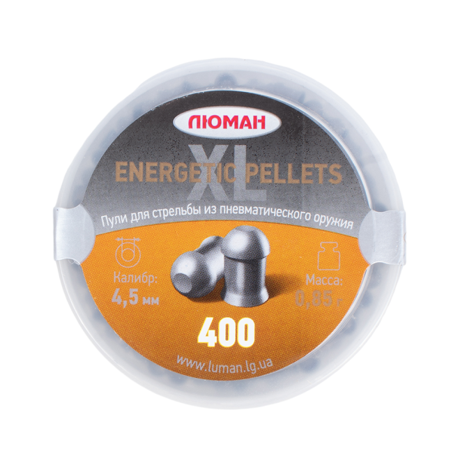 Пуля пневматическая ENERGETIC PELLETS XL, 0,85 гр, 4,5 мм (400 шт.) 00148291